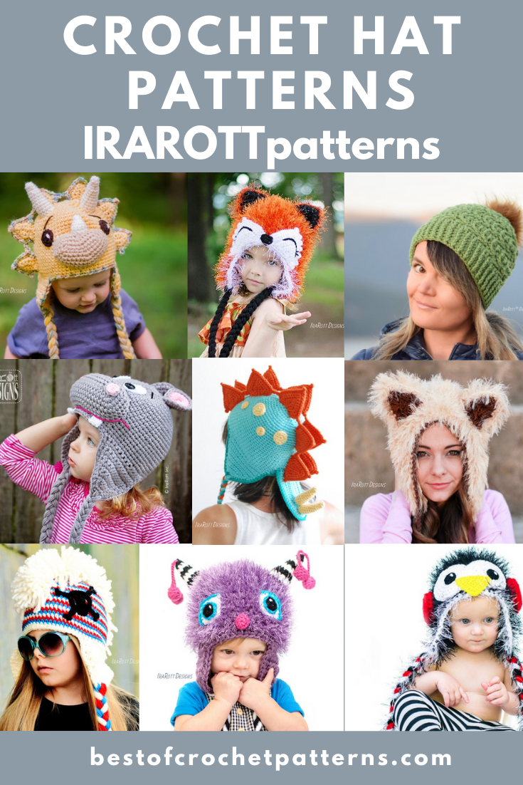 Crochet Hat Patterns - IRAROTTpatterns