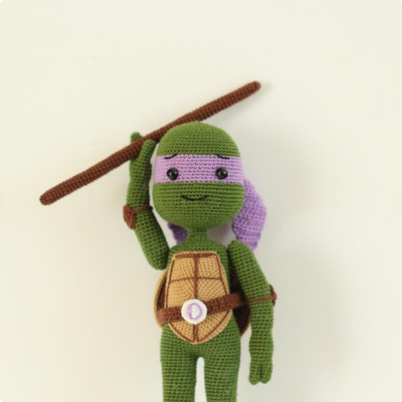 Ninja Turtle Donatello Crochet Pattern