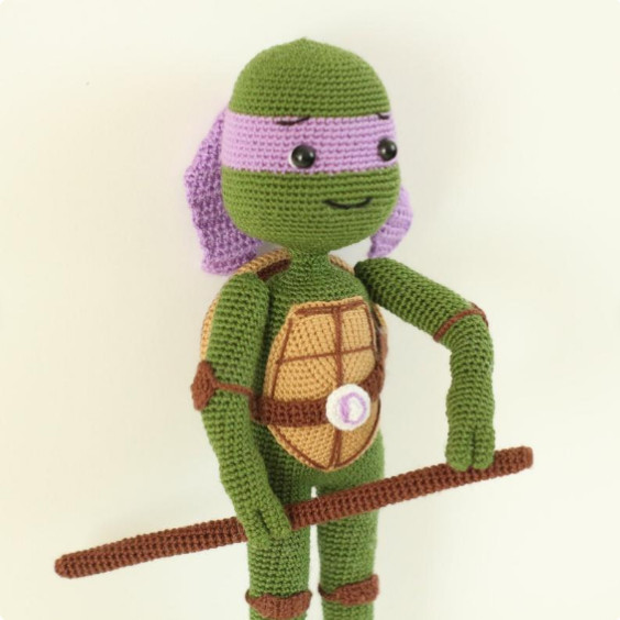 Ninja turtle Donatello Crochet Pattern