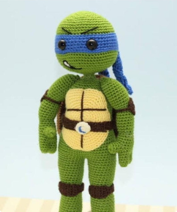 NInja Turtle Leonardo Crochet Pattern