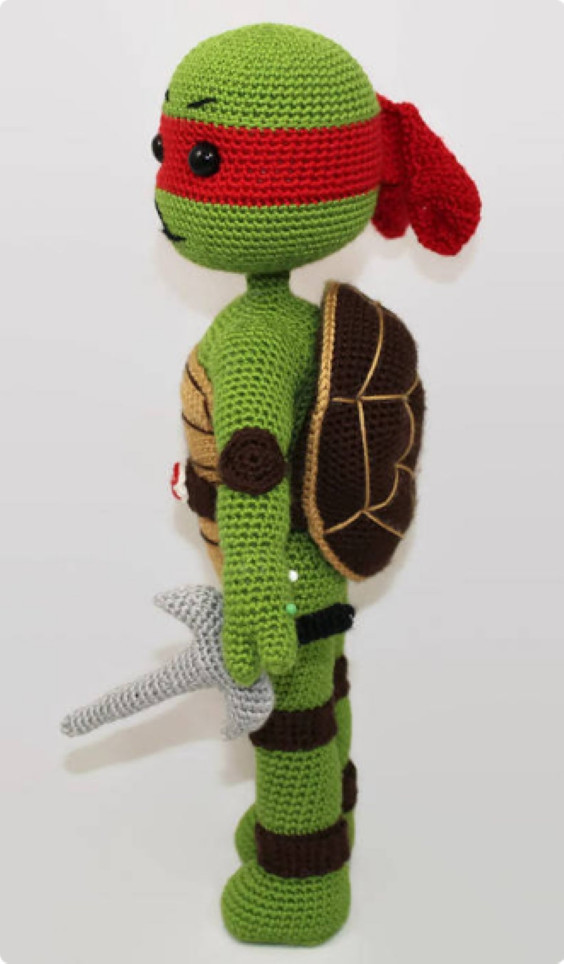 NInja Turtle Rafael Crochet Pattern