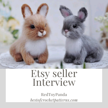 Etsy Seller Interview - RedPandaToy and FREE Patterns