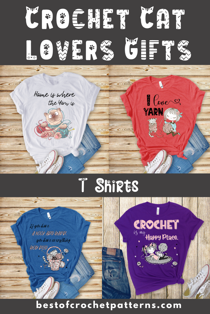 Crochet Cat Lovers Shirts