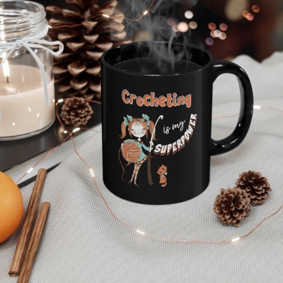 Cute Crochet Mug - Perfect Gift for a Yarn Lover