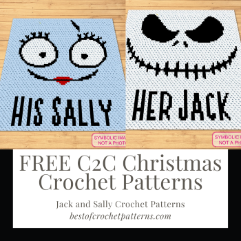 Free C2C Halloween (Christmas) Patterns – Jack and Sally Patterns