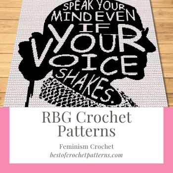 RBG Crochet Patterns - C2C Blanket Patterns, and Tapestry crochet Patterns with Written Instructions. Pretty Things By Katja