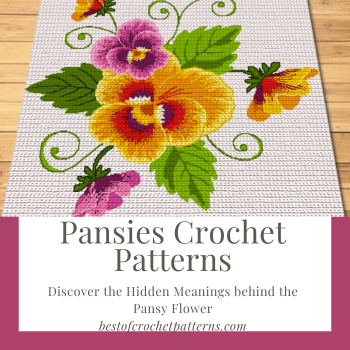 Crochet Pansies Patterns – Discover the Hidden Meanings behind the Pansy Flower