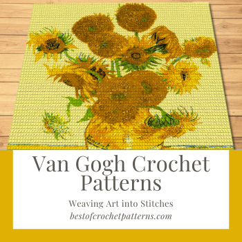 Van Gogh reborn in yarn! Experience the beauty and depth of his masterpieces anew with detailed crochet patterns and create your own art legacy. Click to learn more!