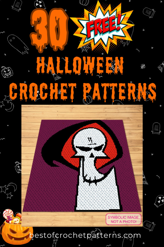 The ultimate collection of Halloween crochet patterns awaits your hook. Click to see All 30 Free Crochet Patterns!