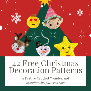 From playful gnomes to elegant stars, discover 42 free crochet ornament patterns for a festive tree. Perfect for holiday crafting!