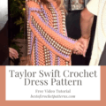 Crochet Taylor Swift's London dress with our free tutorial! Learn the vintage granny stripes stitch pattern and make a fashionable statement. Join our email list for the latest crochet trends and tips.