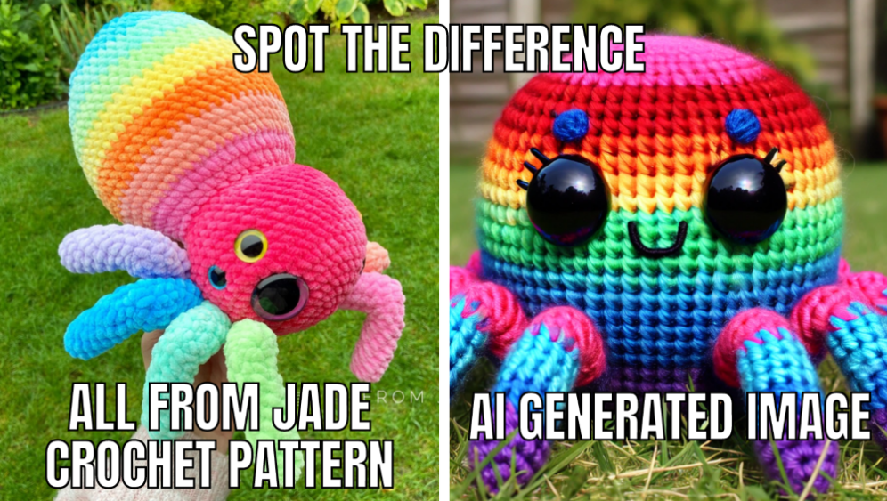 Confused by perfect crochet images online? Learn how to distinguish between genuine handmade items and AI-generated creations. Click to learn more!